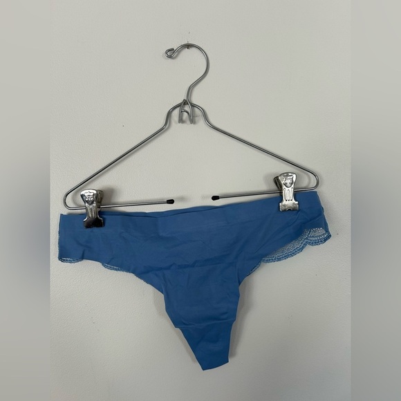 knix Other - NWOT KNIX Essential Lace Thong Underwear Panties Medium Daylight